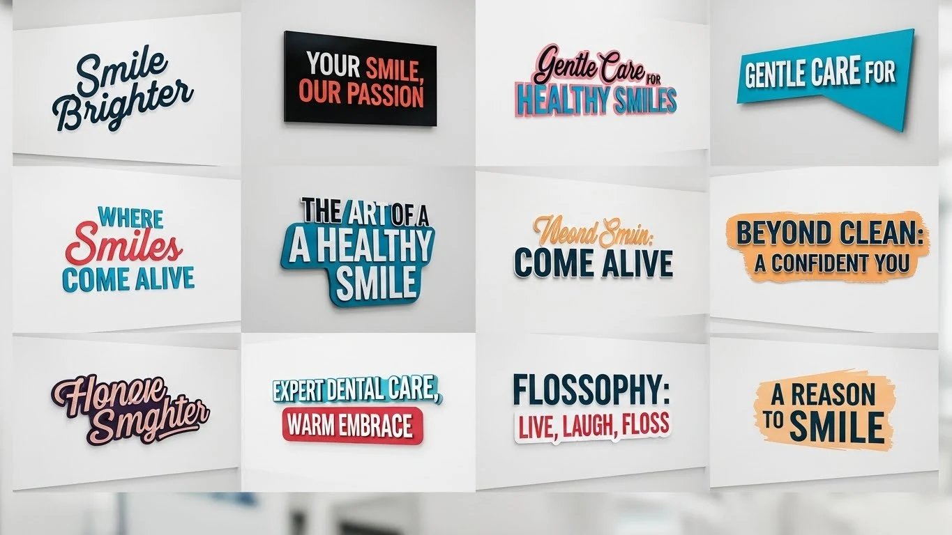 Benefits of a Good Dentist Slogan