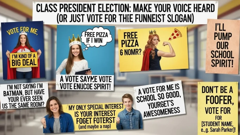 campaign slogans for class president