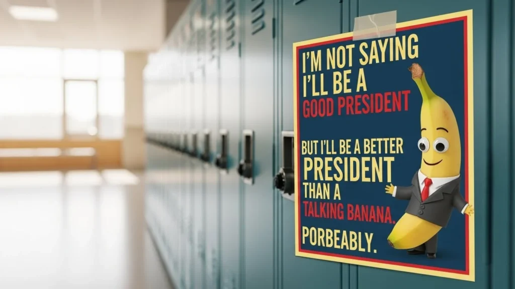 funny class president slogans