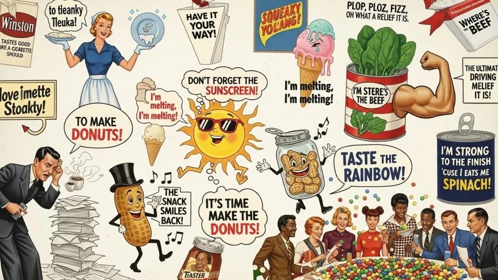old commercial slogans and jingles