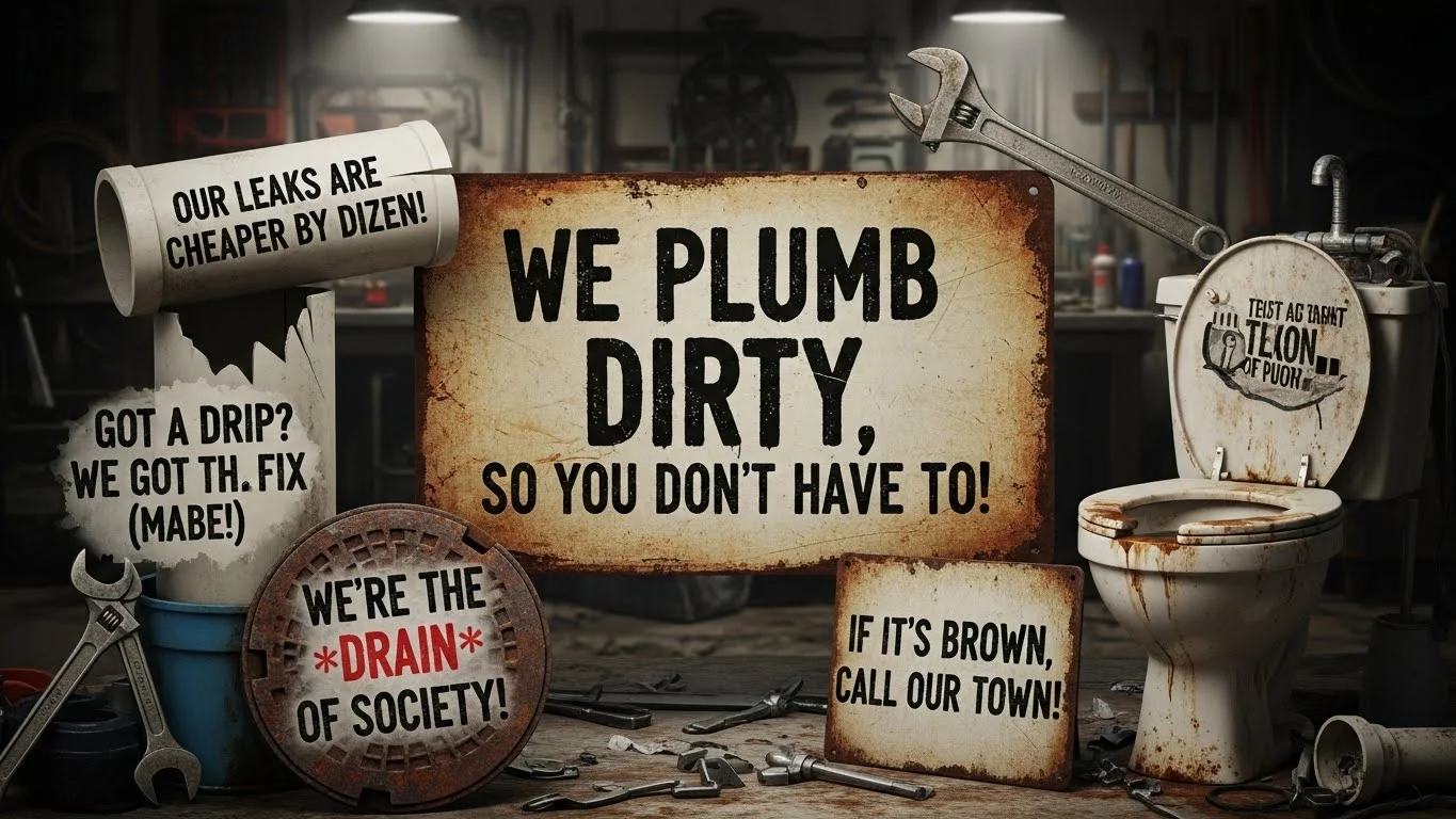 Benefits of a Good Dirty Plumbing Slogan