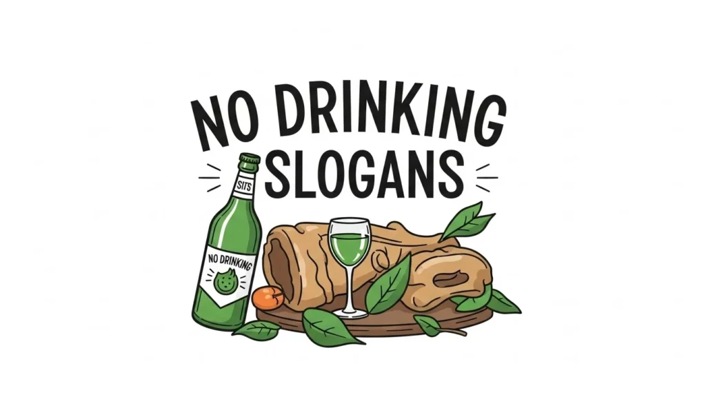 Benefits of a Good No Drinking Slogan