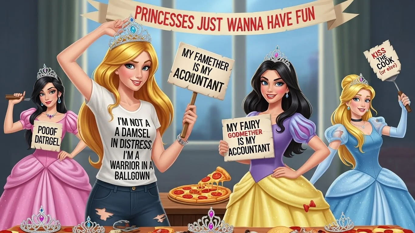 Benefits of a Good Princess Slogan