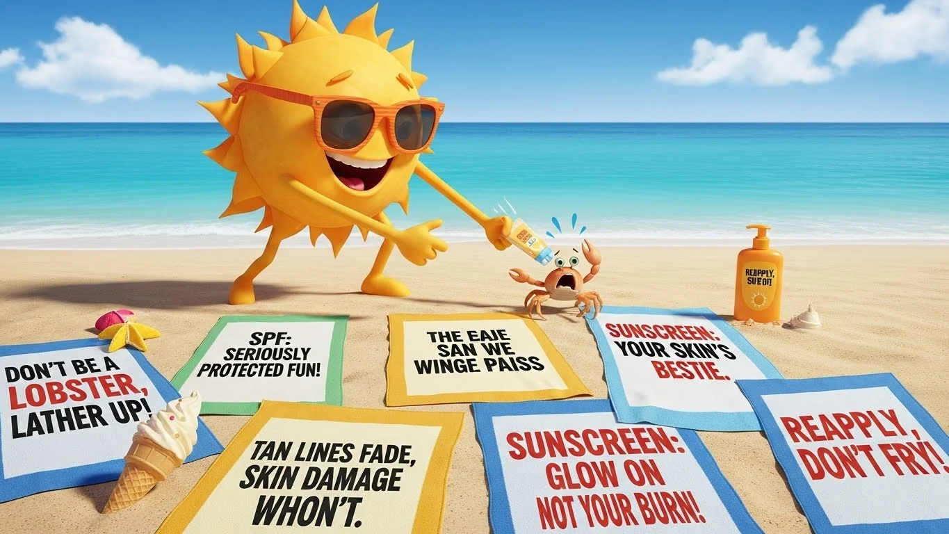 Benefits of a Good Sunscreen Slogan
