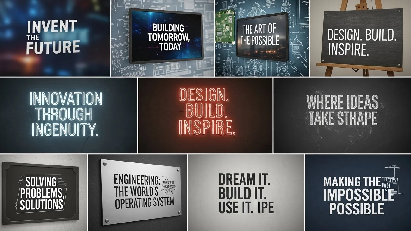 Catchy Engineering Slogans