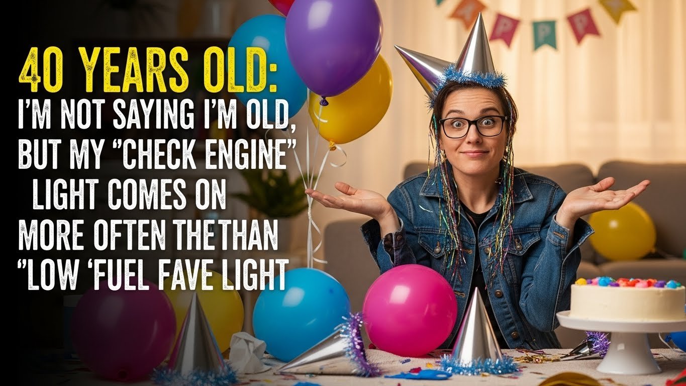 Catchy Funny 40th Birthday Slogans