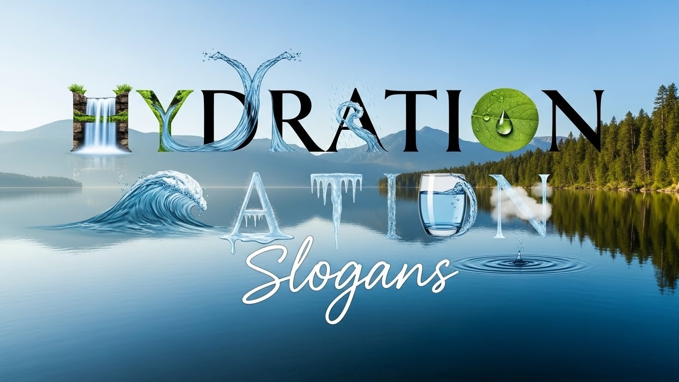 Catchy Hydration Slogans