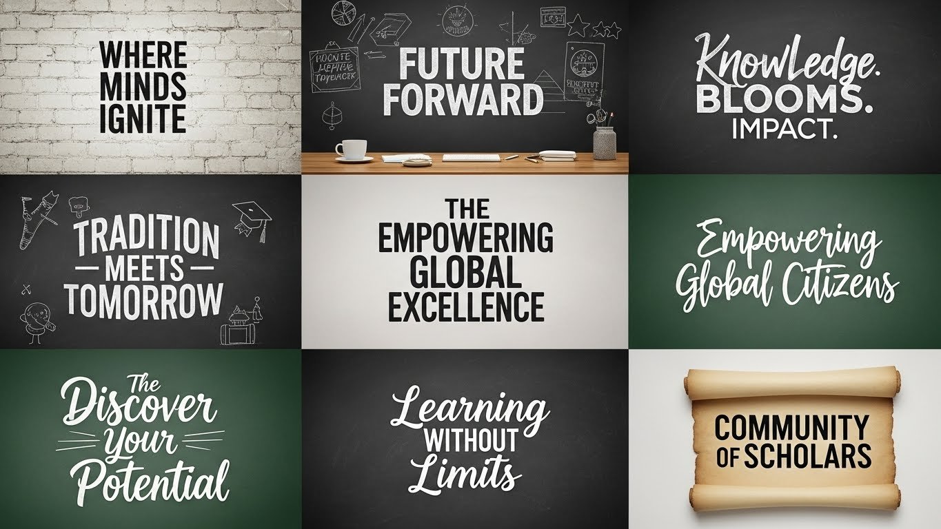 Catchy University Slogans