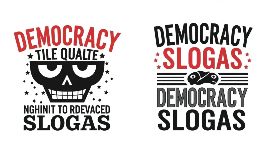 Democracy Slogans