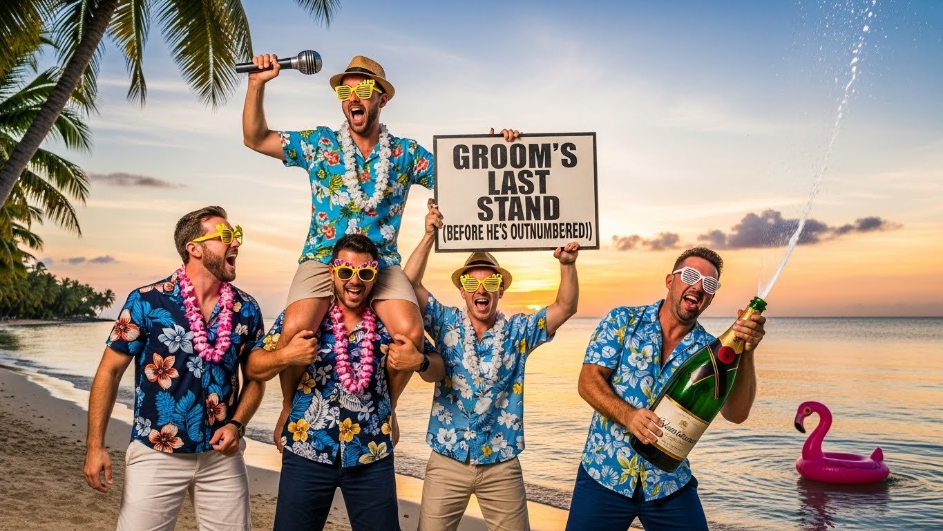 Funny Bachelor Party Slogans
