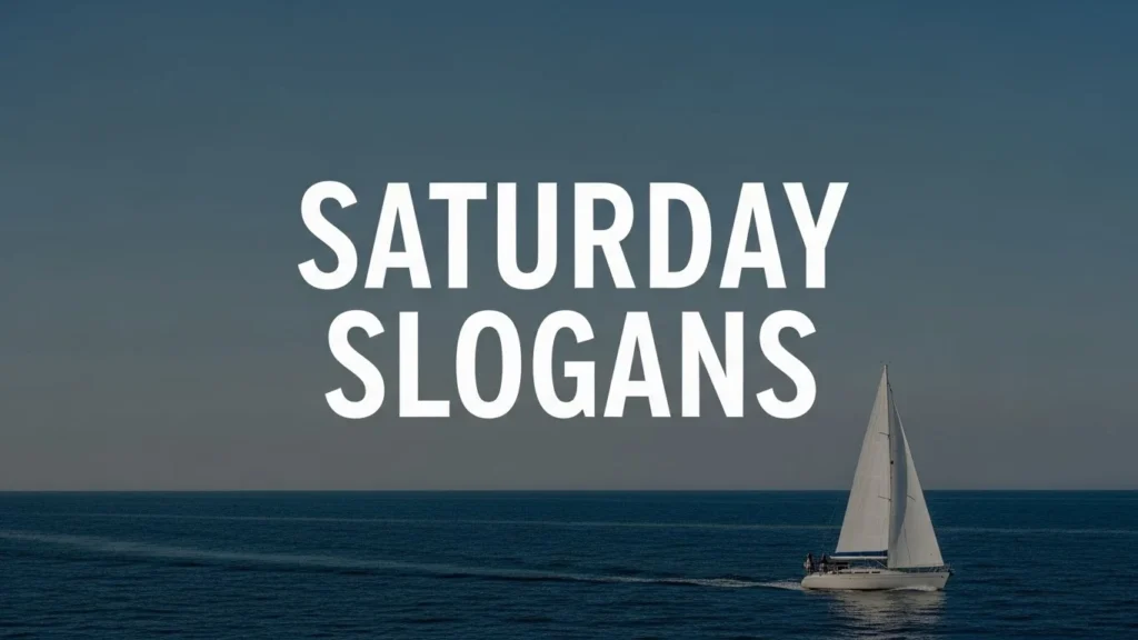 Mindful & Wellness Saturday Slogans