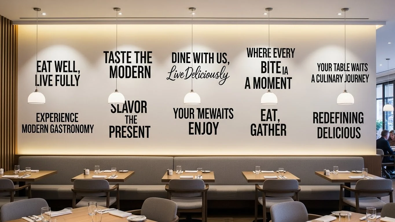 Modern Restaurant Slogans for Branding (20 Examples)