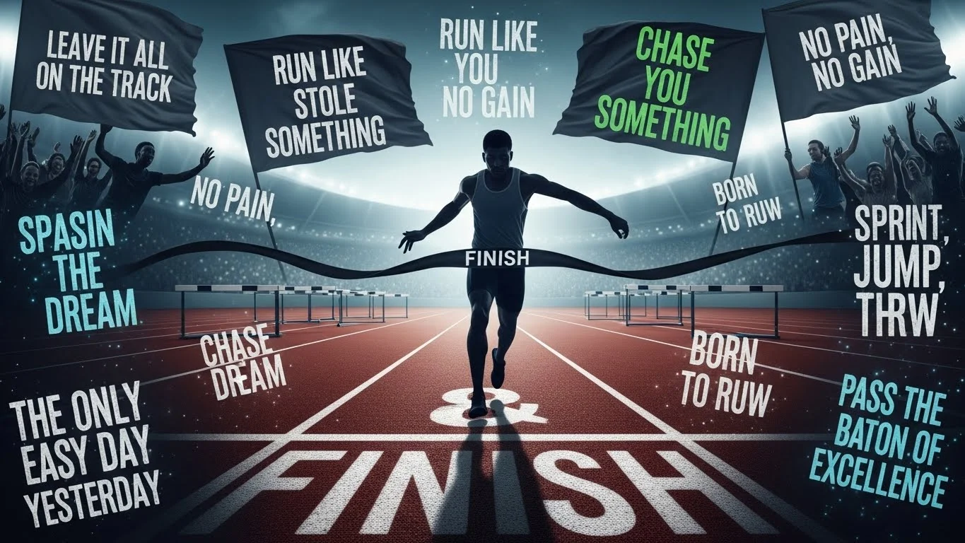 Motivational Track and Field Slogans for Champions