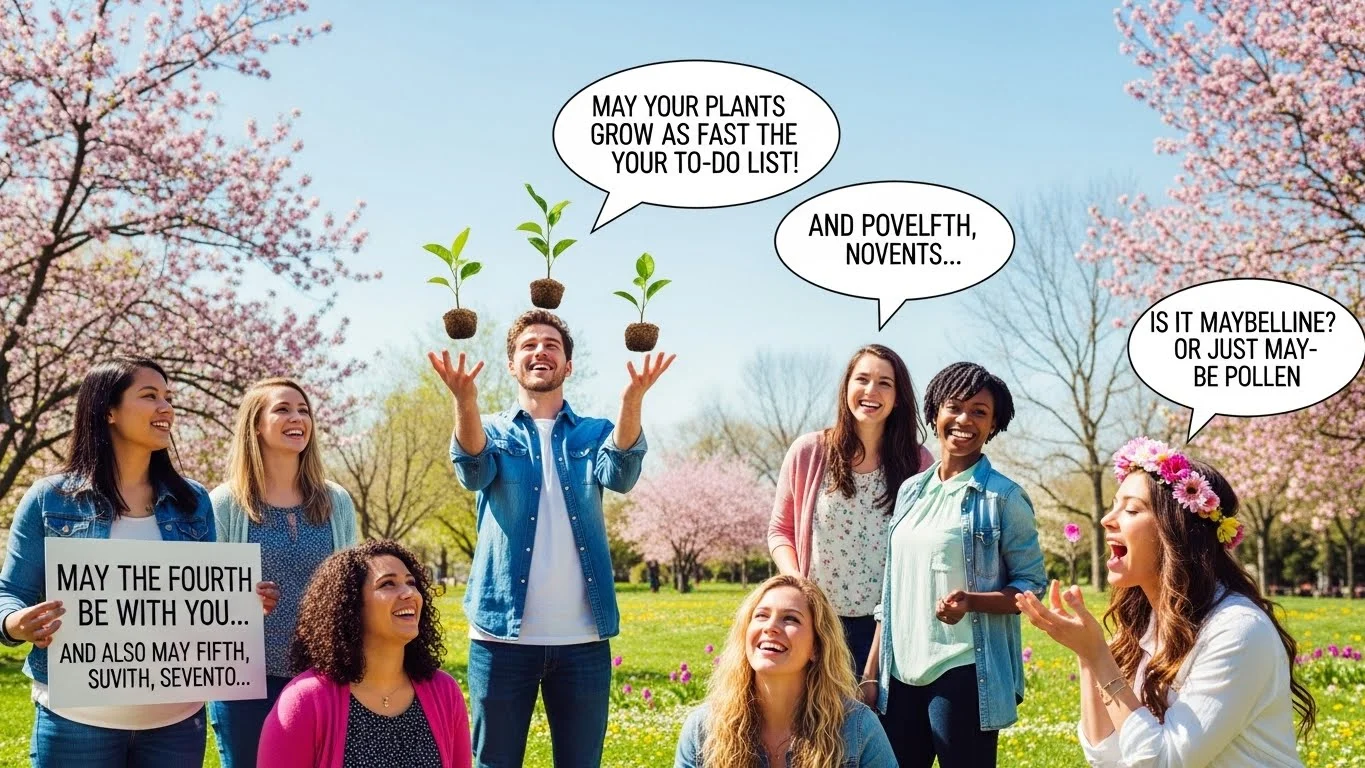 Spring & Nature May Slogans