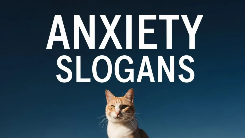 anxiety slogans