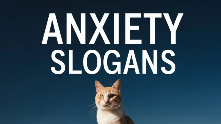 anxiety slogans