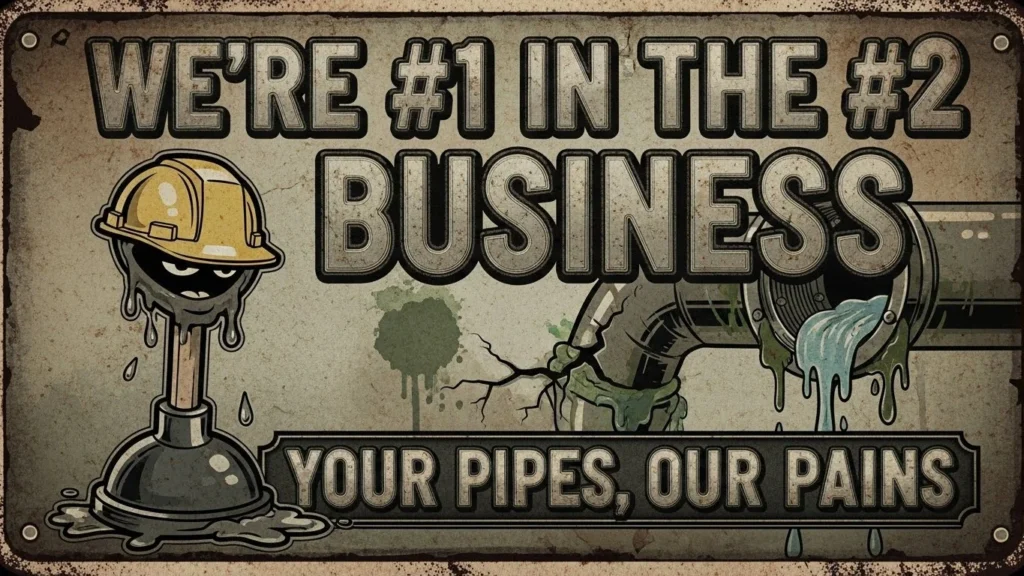 dirty plumbing slogans
