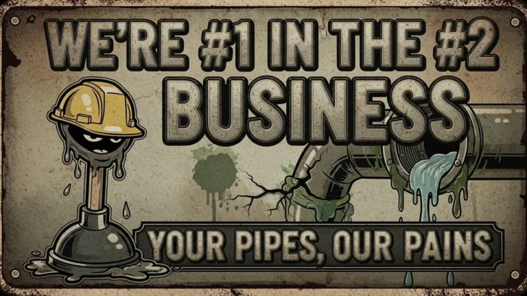 dirty plumbing slogans