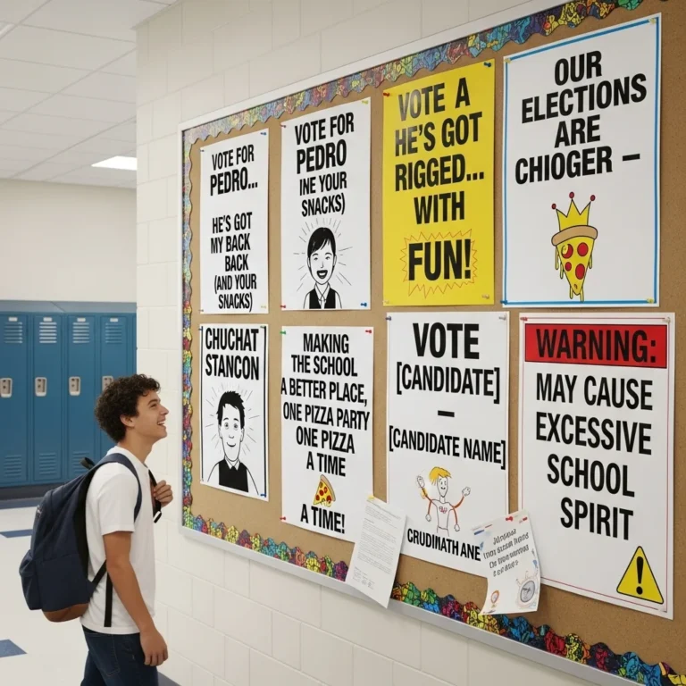 funny student council slogans