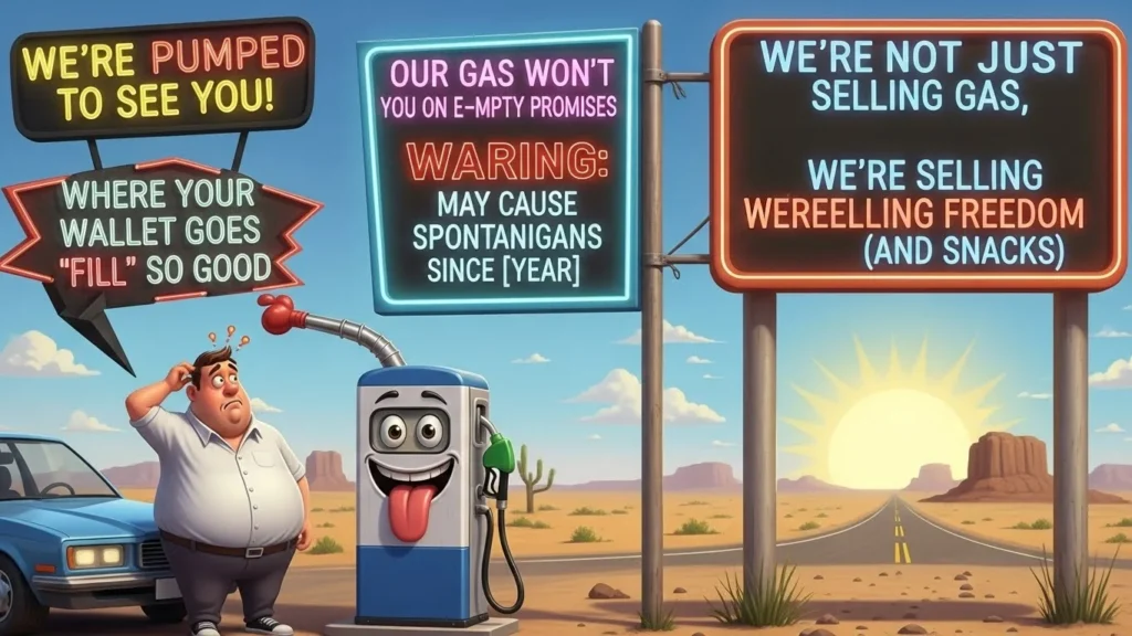 gas station slogans