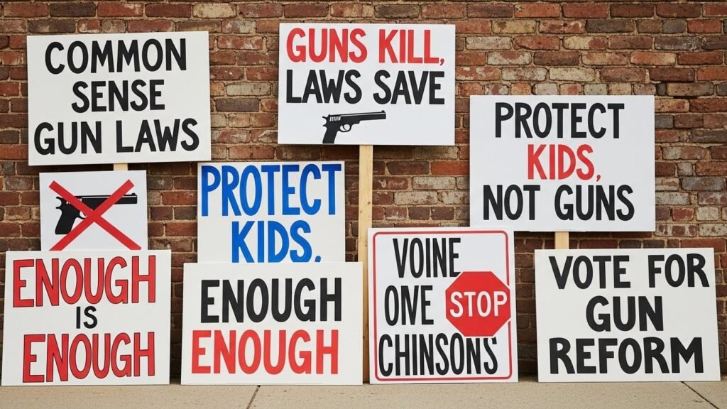 gun control slogans