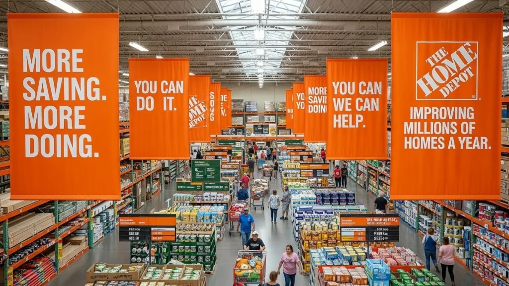 home depot slogans