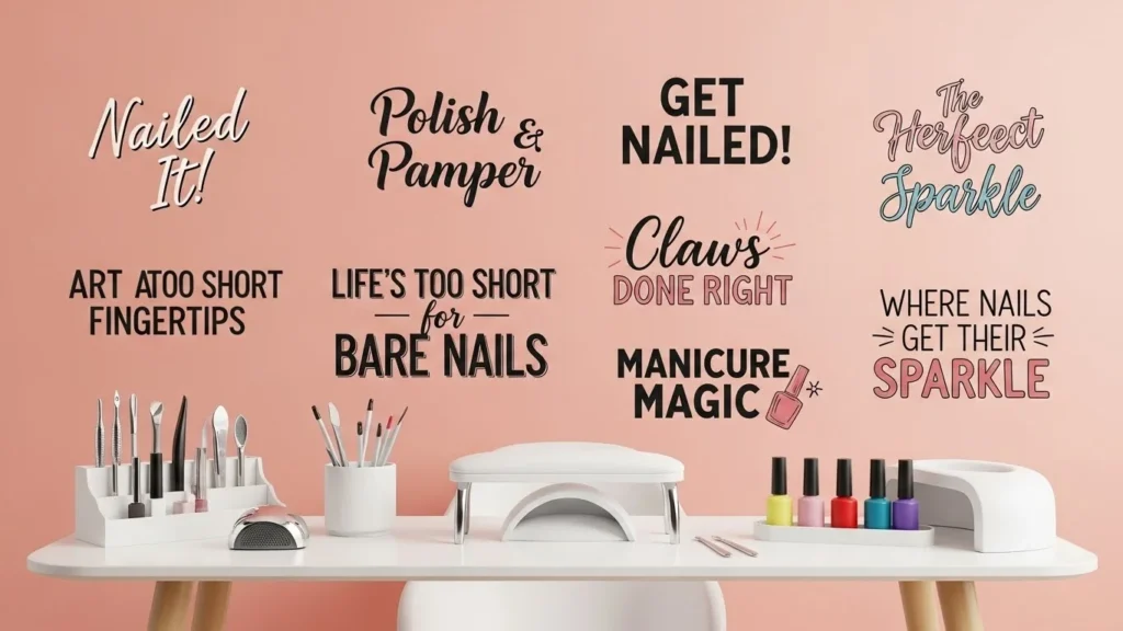 nail tech slogans