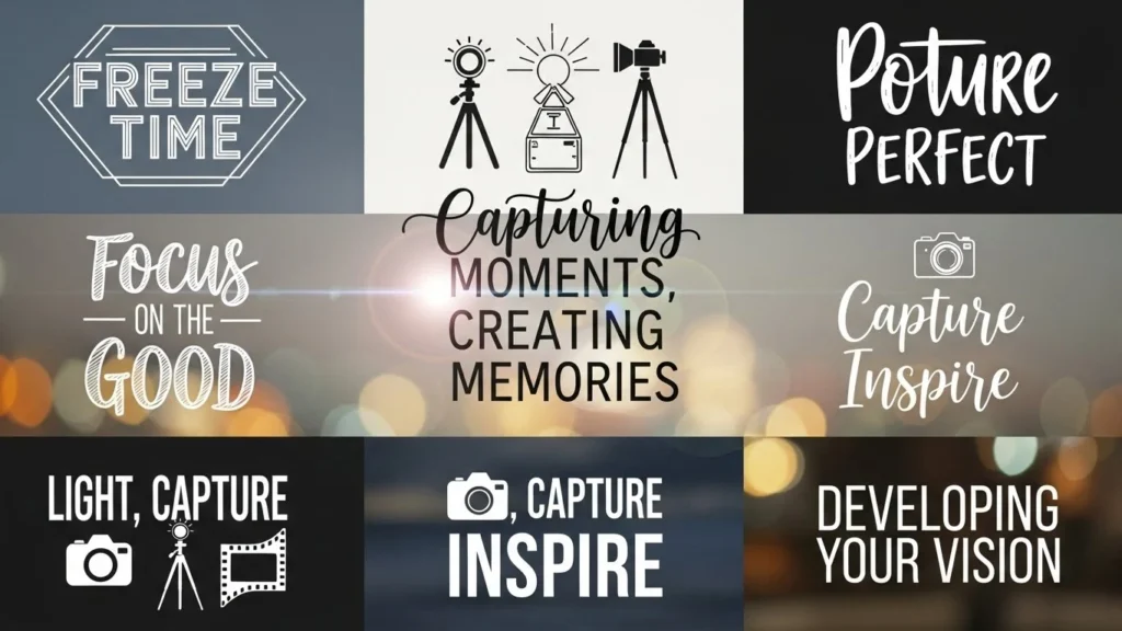 photographer slogans