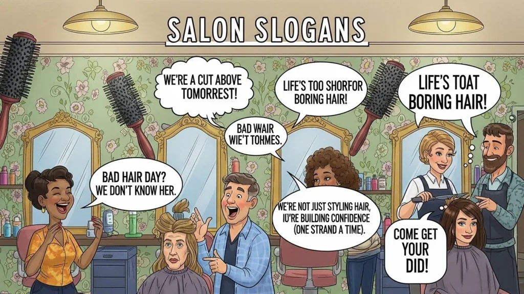 salon slogans