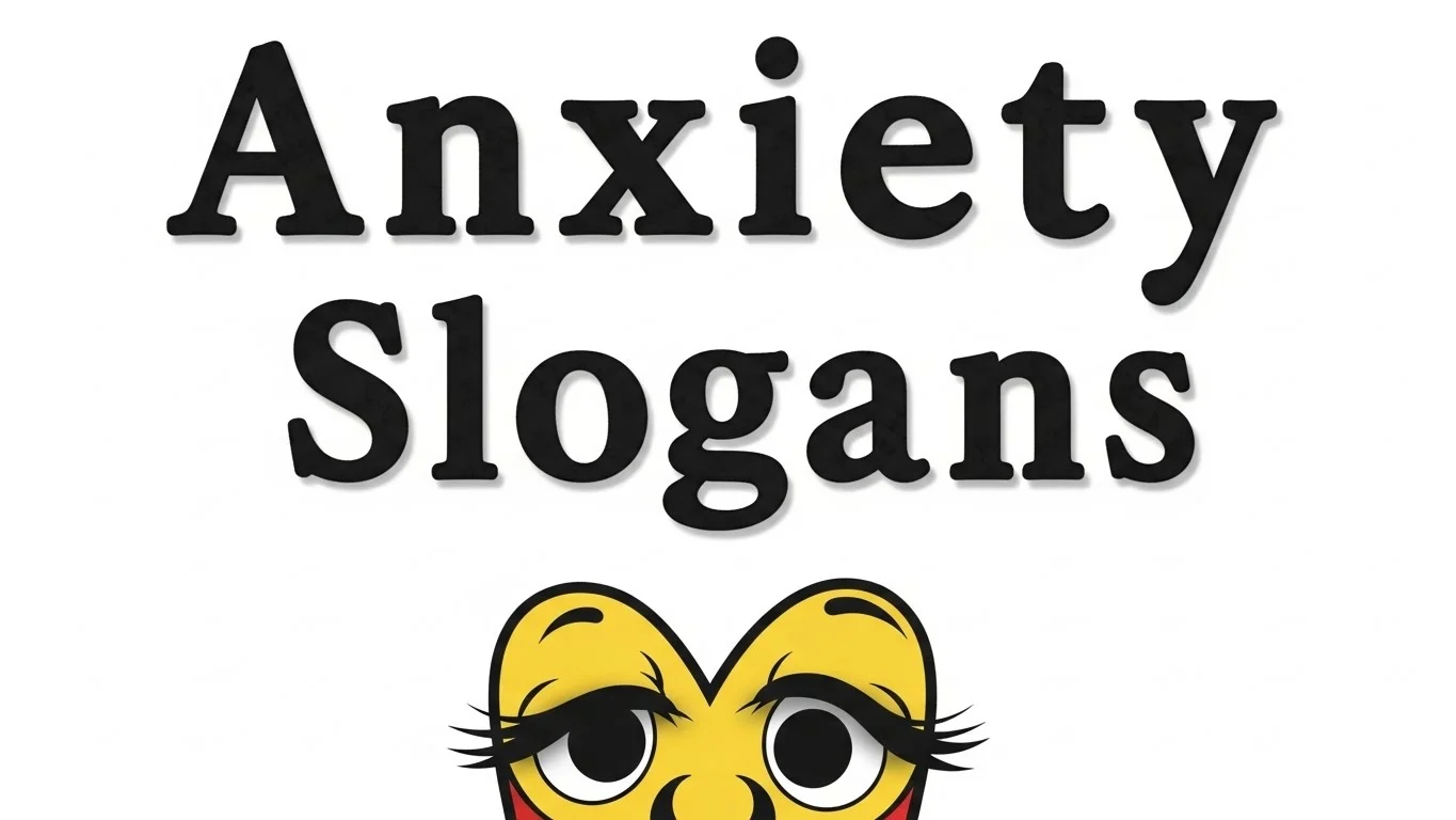 🌿 Calming Anxiety Slogans 🌱