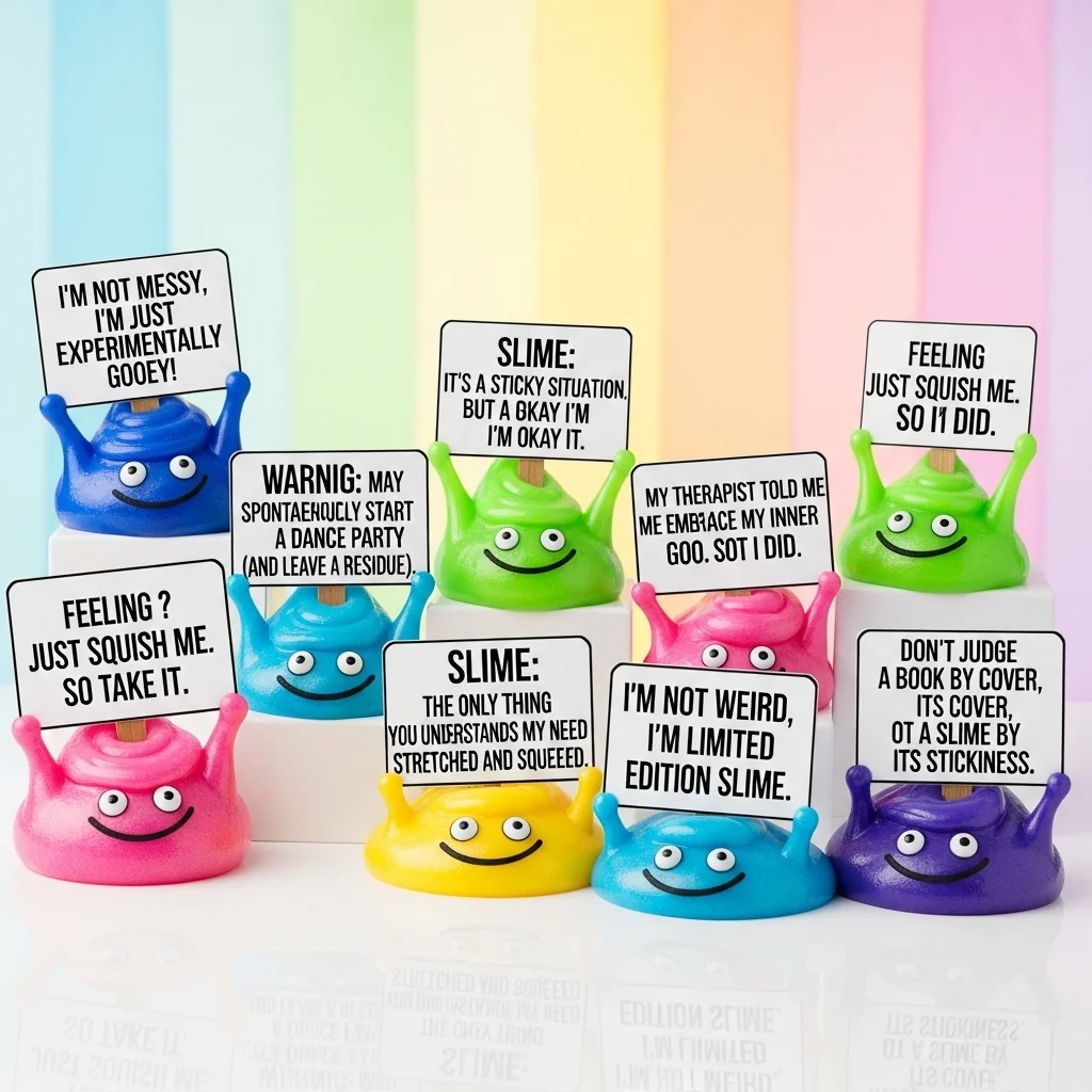 🧪 Catchy Slime Slogans 