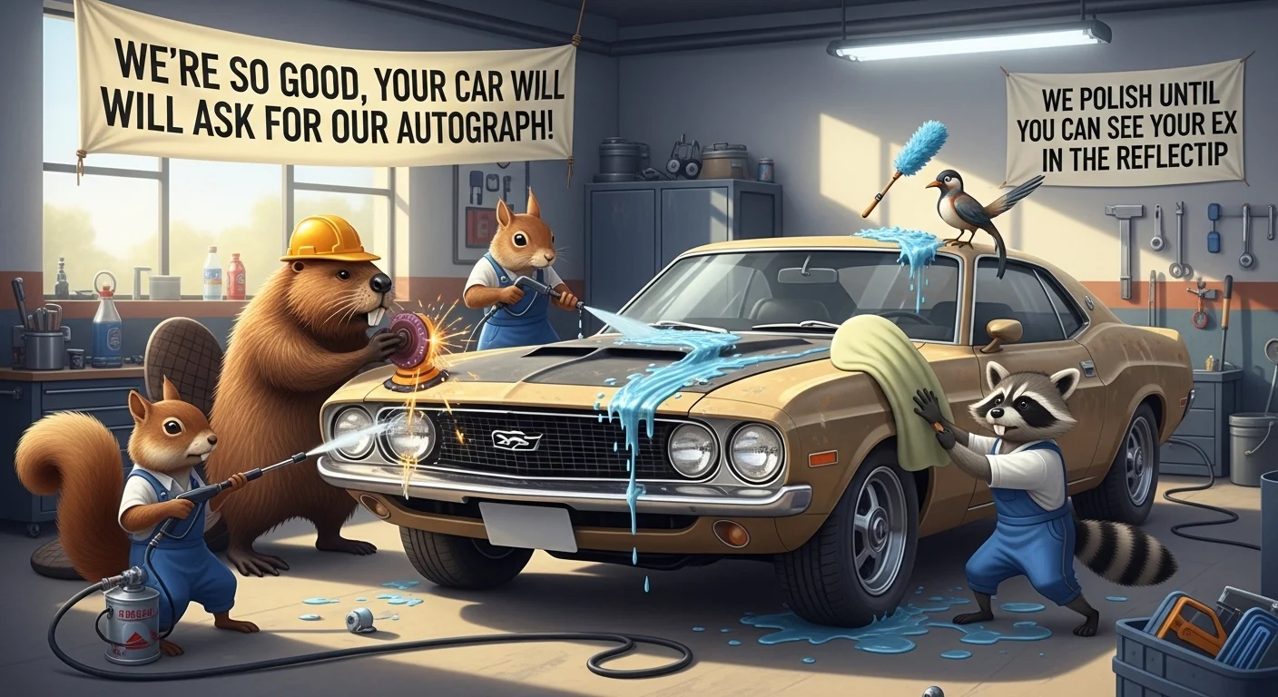 Auto detailing slogans in English