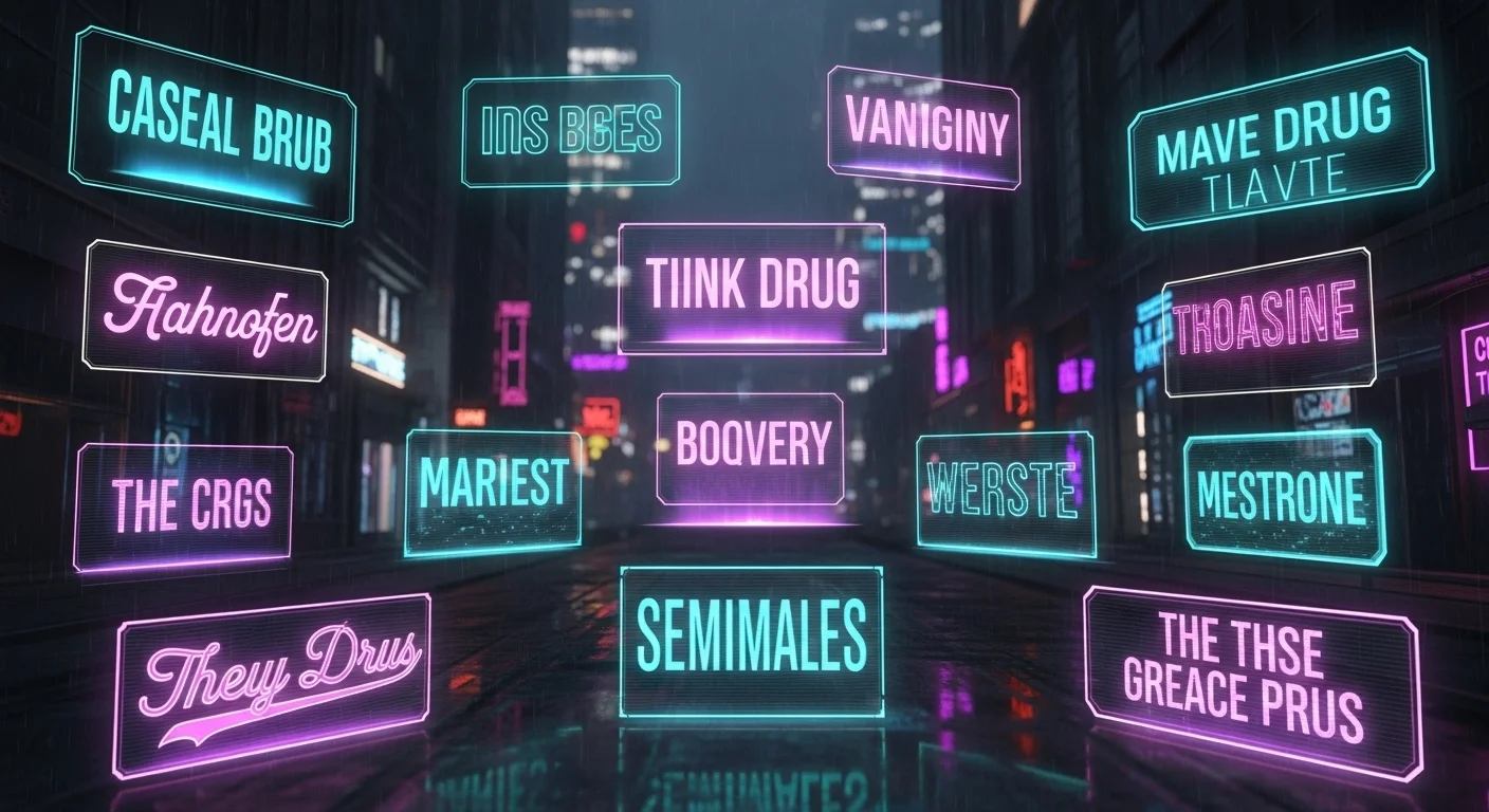 Drug Slogans for Posters