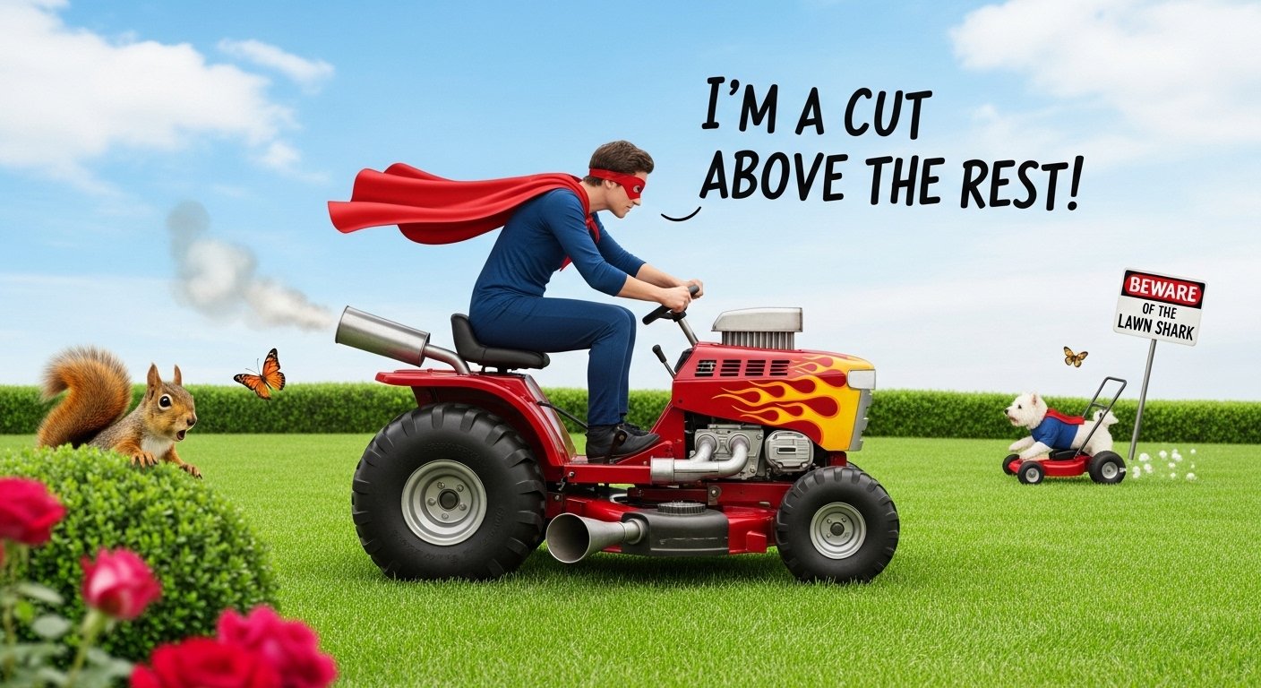 Funny quotes about lawn mowing