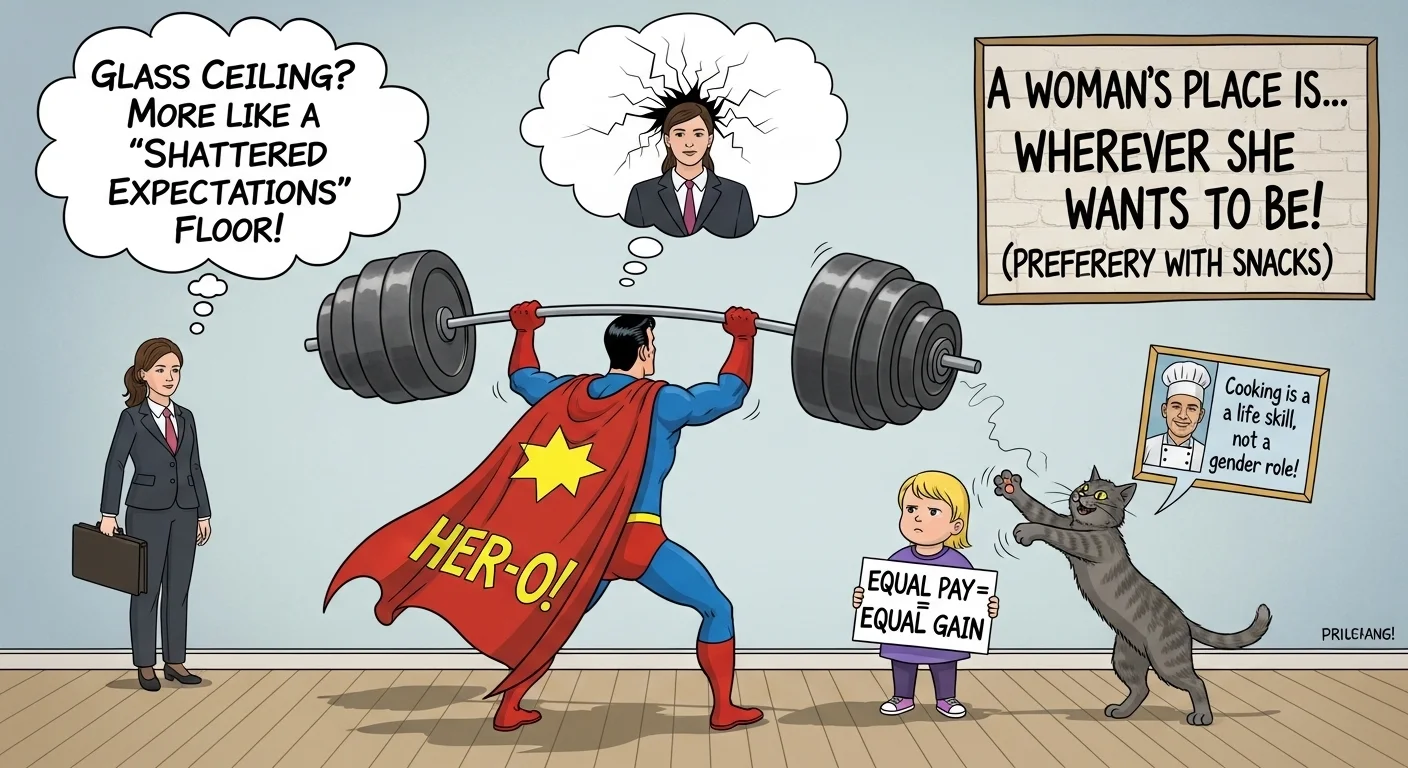 Gender equality slogans in English