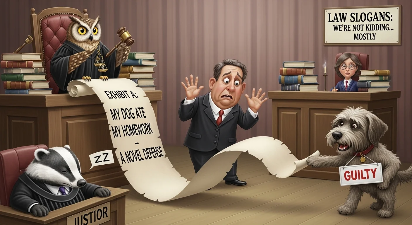 Law slogans in English