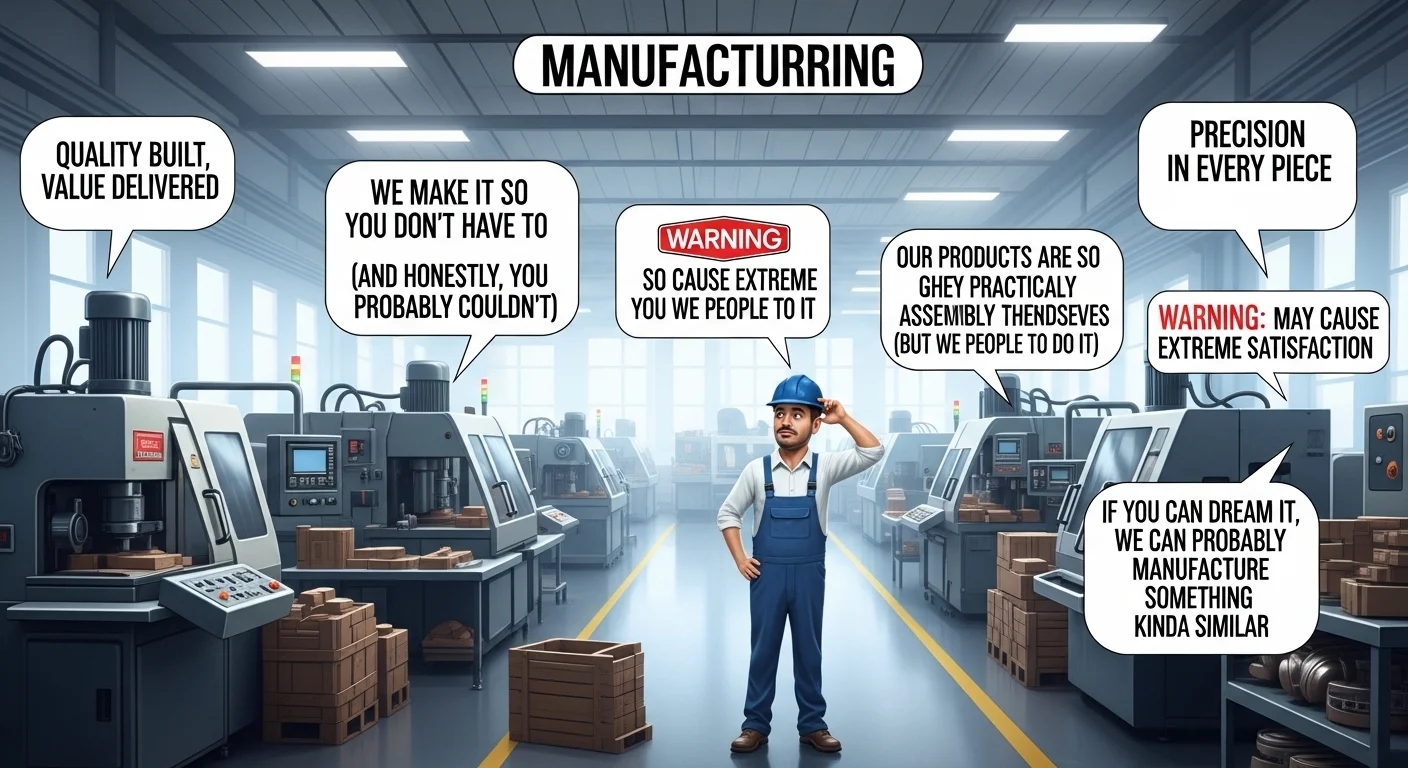 ⚡ Short & Catchy Manufacturing Slogans