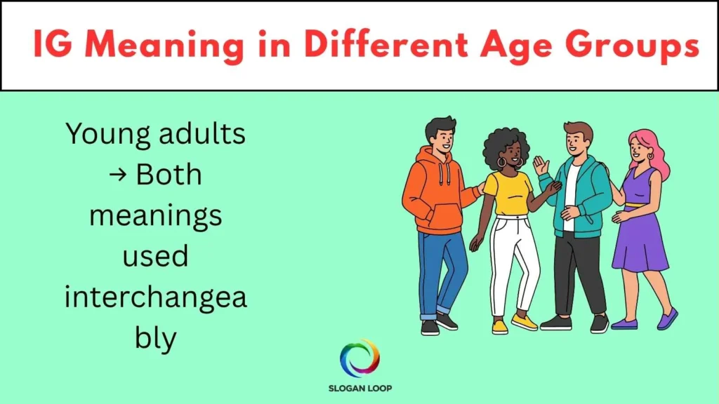 IG Meaning in Different Age Groups