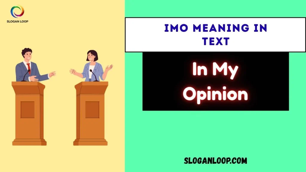 IMO Meaning in Text