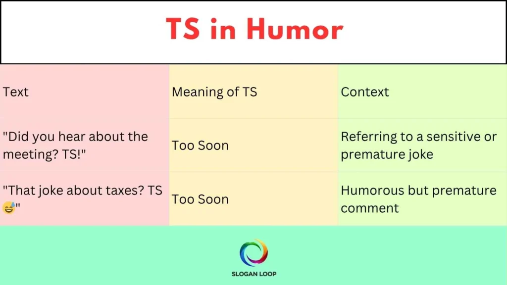 TS in Humor