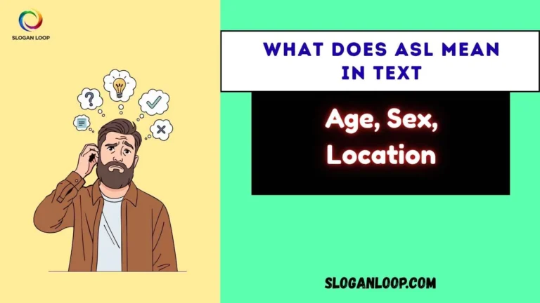 What Does ASL Mean in Text