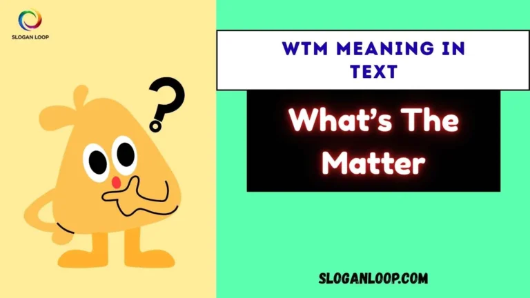 WTM Meaning in Text