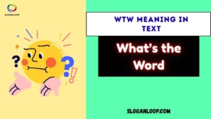 WTW Meaning in Text